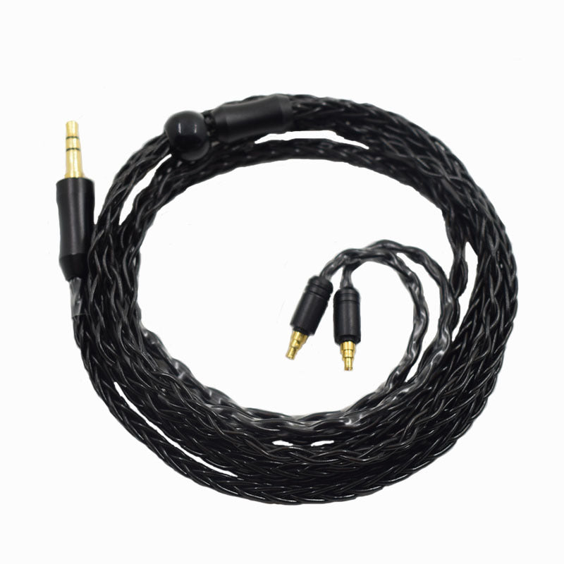 IE40PRO 8-core single crystal copper silver plated upgrade cable replacement cable headphone audio cable