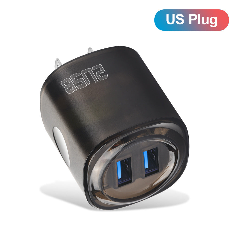 2.4A 2-port dual USB mobile phone charger