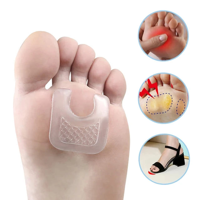 2Pcs=1Pair Silicone Toes Separator Bunion Bone Ectropion Adjuster Toes Outer Appliance Foot Care Tools Hallux Valgus Corrector