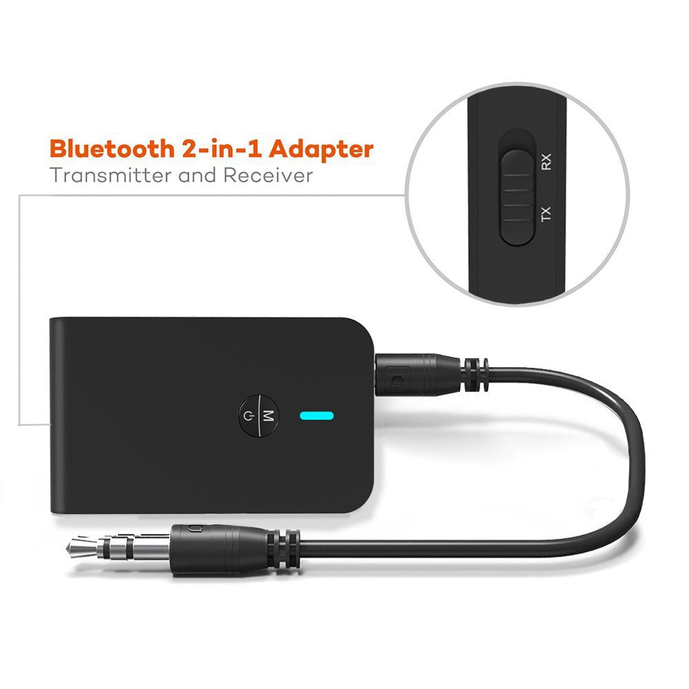 USB Bluetooth 5.0 transmitter+Bluetooth receiver 2-in-1 TV computer wireless audio adapter