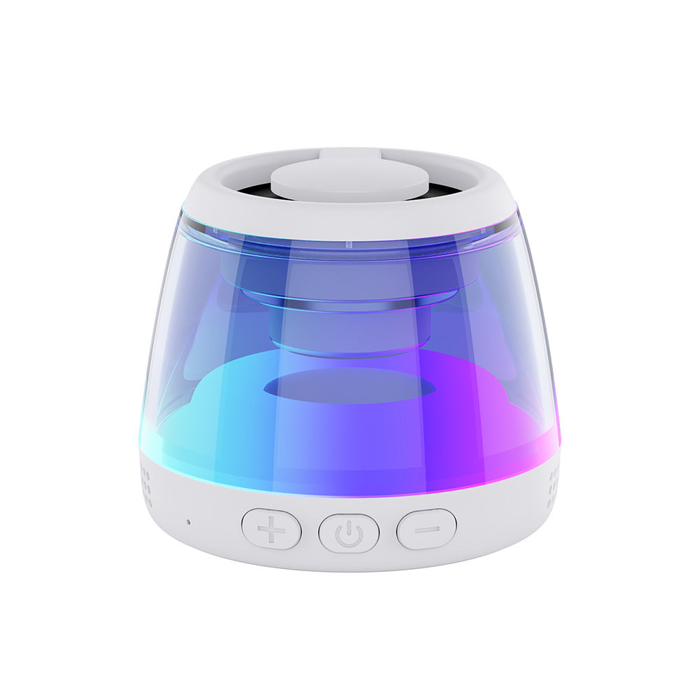 Magnetic Speaker Phone Holder Portable RGB Light Bluetooth Speaker Subwoofer Outdoor TWS Speaker