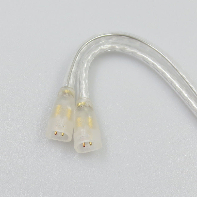 IE80S Fever Single Crystal Copper Silver Plated Earphone Upgrade Cable