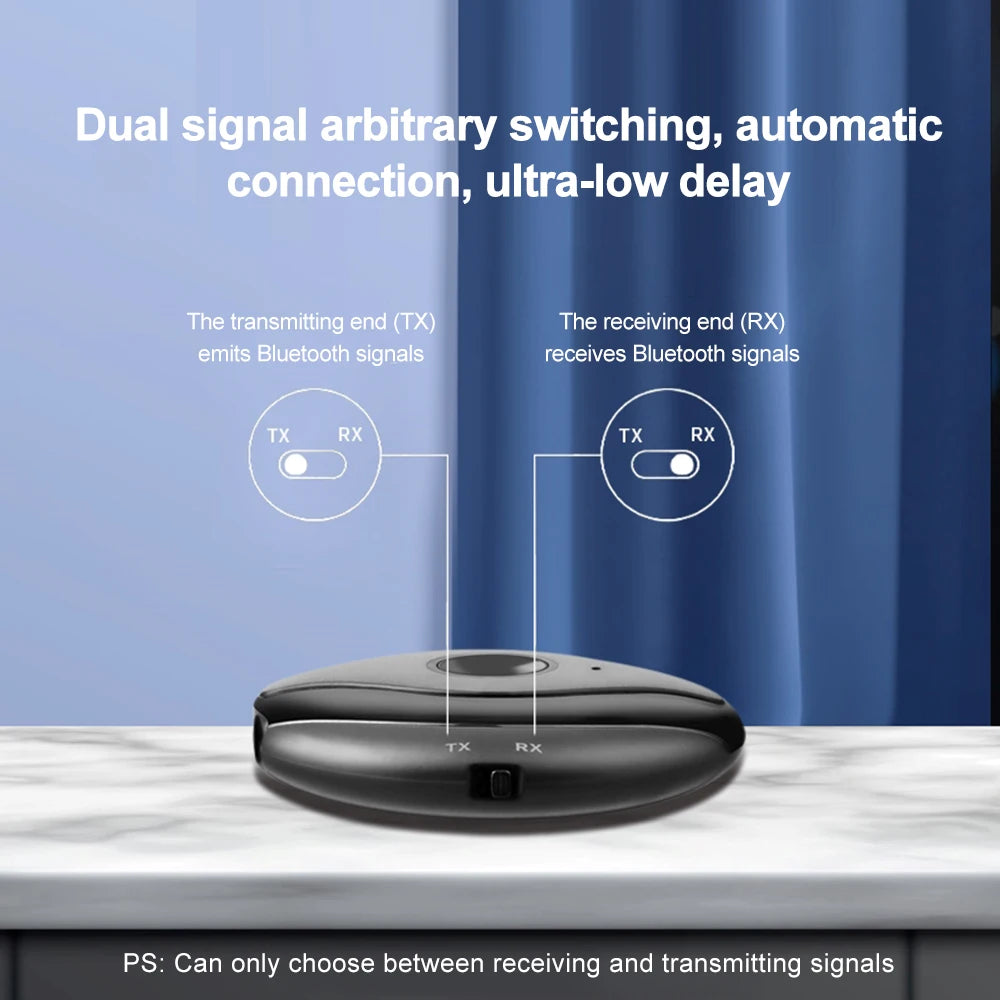 AUX Bluetooth audio receiver transmitter 2-in-1 BT5.4 car Bluetooth audio connector Bluetooth adapter