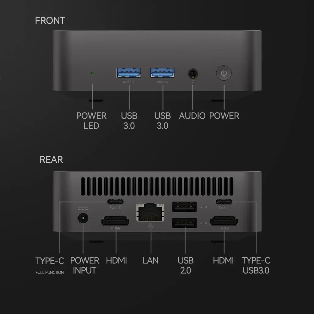 NEW Mini PC Gamer Intel Core i9 8950HK Windows 11 Mini i9 Computer 16GB DDR4 512GB 1TB SSD 1000M Ethernet Gaming PC Desktop