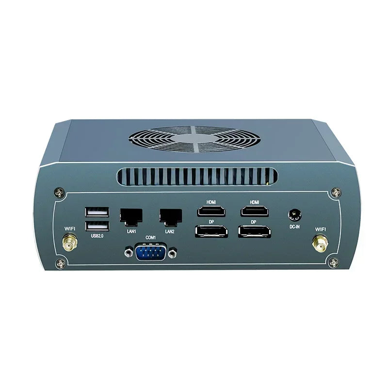 Solid FU03 AI Mini PC AMD Ryzen 7 8845HS 2*Intel 2.5G LAN 2*DDR5 2*NVME Windows 11 Firewall PC Gaming Computer 4x8K WiFi6